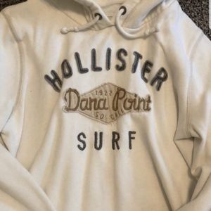 Hollister Hoodie - Light Grey, Dana Point Surf